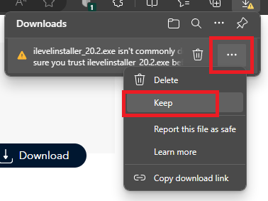 Windows Installation v20 | i.LEVEL Documentation